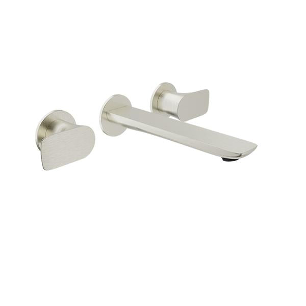 Baril - Sens B45 Trim only for for 2 handles wall-mounted lavatory faucet, drain not included