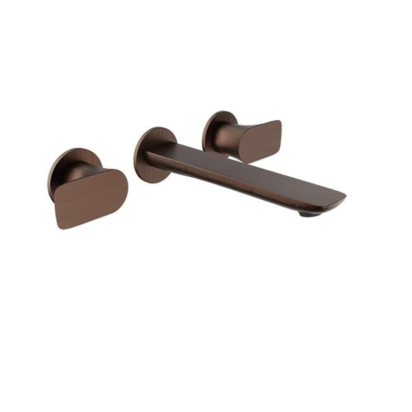 Baril - Sens B45 Trim only for for 2 handles wall-mounted lavatory faucet, drain not included
