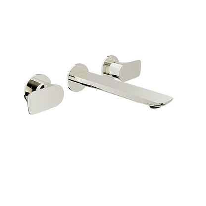 Baril - Sens B45 2 handles wall-mounted lavatory faucet, drain not included