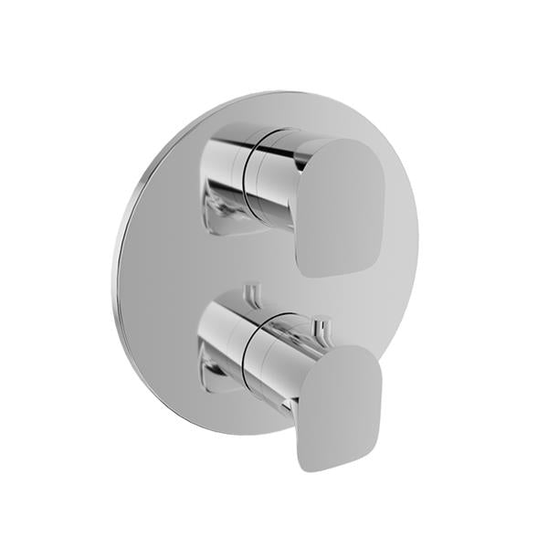 Baril - Sens B45 Complete thermostatic pressure balanced shower control valve with 1-way diverter