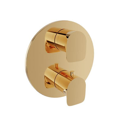 Baril - Sens B45 Complete thermostatic pressure balanced shower control valve with 1-way diverter