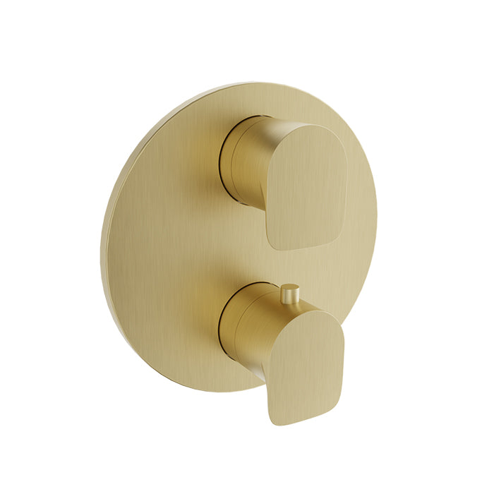 Baril - Sens B45 Trim only for thermostatic pressure balanced shower control valve with 3-way diverter