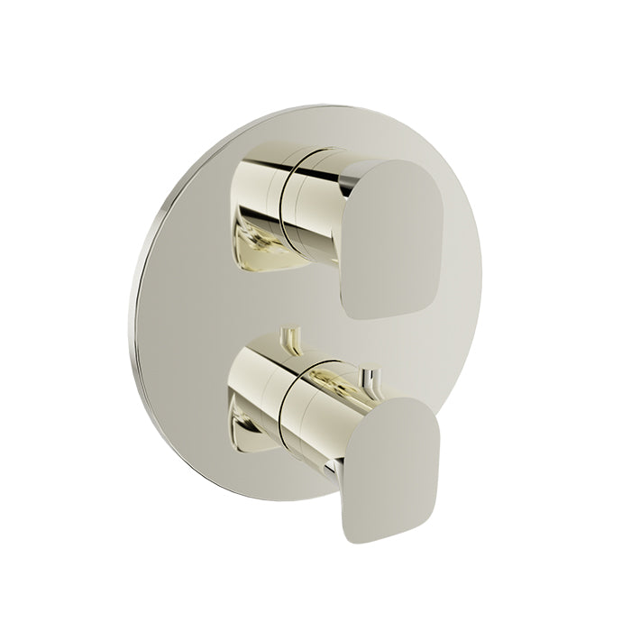 Baril - Sens B45 Trim only for thermostatic pressure balanced shower control valve with 3-way diverter