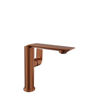 Baril - Profile B46 Medium single hole lavatory faucet, drain included