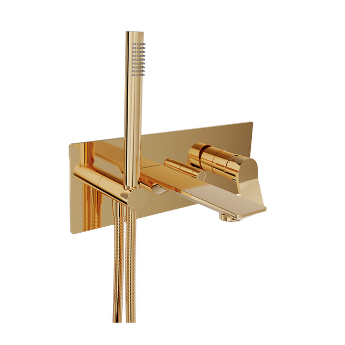 Baril - Profile B46 Wall-mounted tub faucet with hand shower