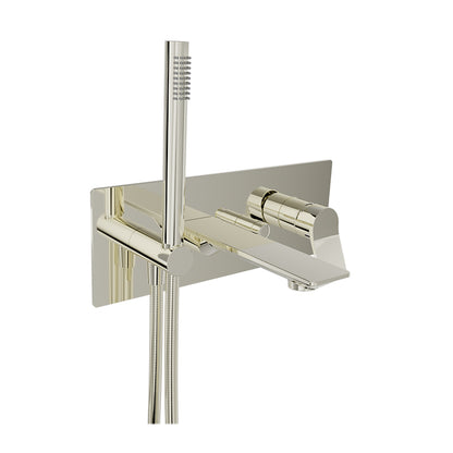 Baril - Profile B46 Wall-mounted tub faucet with hand shower