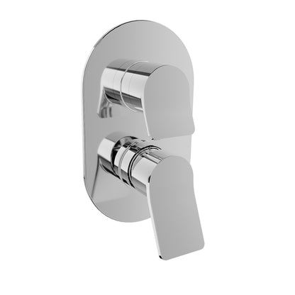 Baril - Profile B46 Complete pressure balanced shower control valve with 2-way diverter