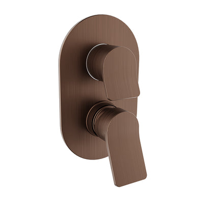 Baril - Profile B46 Complete pressure balanced shower control valve with 2-way diverter