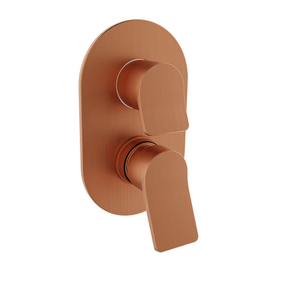 Baril - Profile B46 Complete pressure balanced shower control valve with 2-way diverter