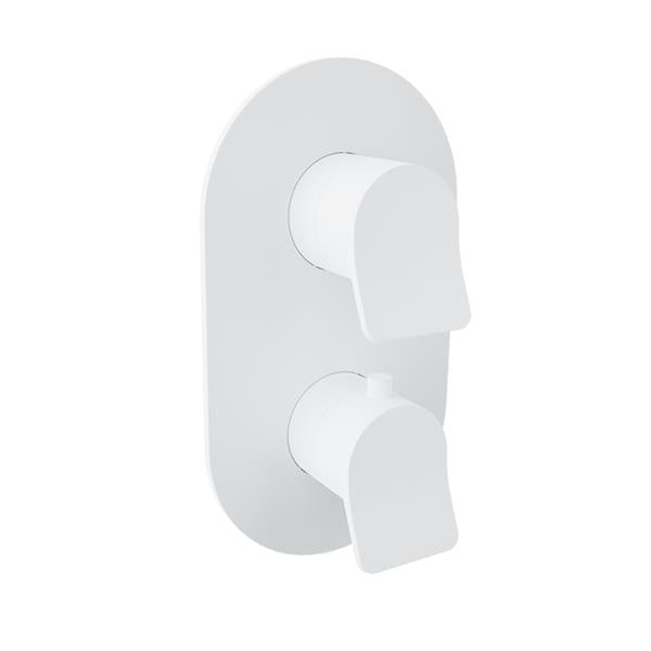 Baril - Profile B46 Trim only for thermostatic pressure balanced shower control valve with 1-way diverter