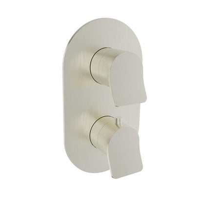 Baril - Profile B46 Trim only for thermostatic pressure balanced shower control valve with 1-way diverter