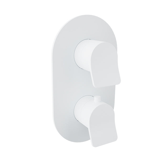 Baril - Profile B46 Trim only for thermostatic pressure balanced shower control valve with 3-way diverter