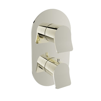 Baril - Profile B46 Trim only for thermostatic pressure balanced shower control valve with 3-way diverter