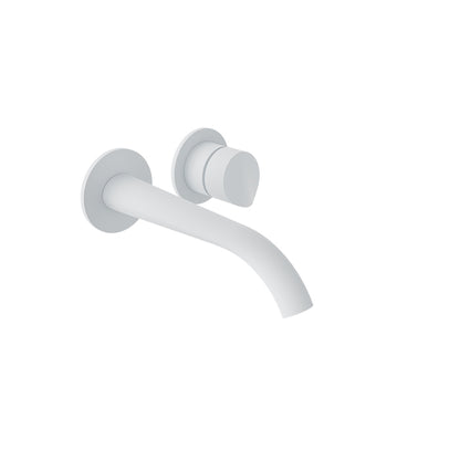 Baril - Flora B47 Trim only for single lever wall-mounted lavatory faucet, drain not included