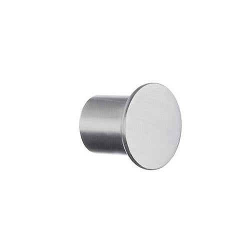 Beslagsboden - Knob, Brushed Stainless Steel, Diam 25 Mm