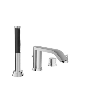 Baril - Ma B51 4-piece deck mount tub filler with hand shower