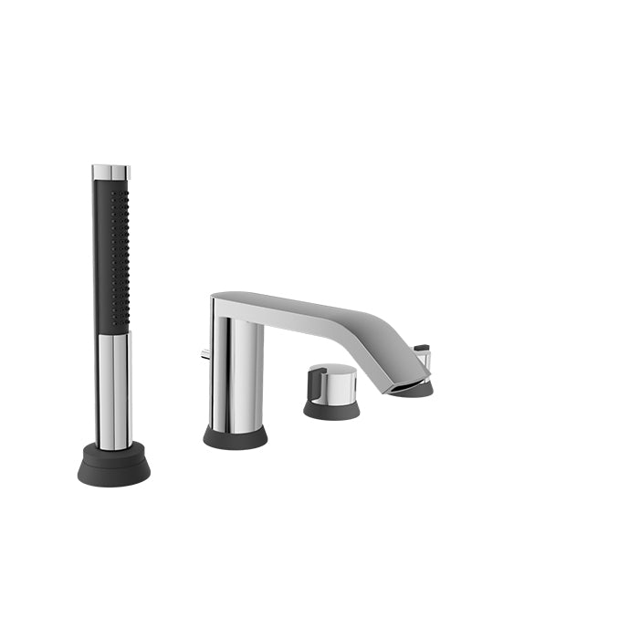 Baril - Ma B51 4-piece deck mount tub filler with hand shower