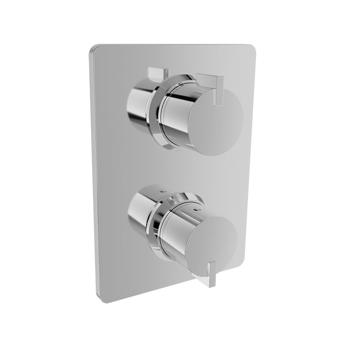 Baril - Ma B51 Trim only for thermostatic pressure balanced shower control valve with 2-way diverter