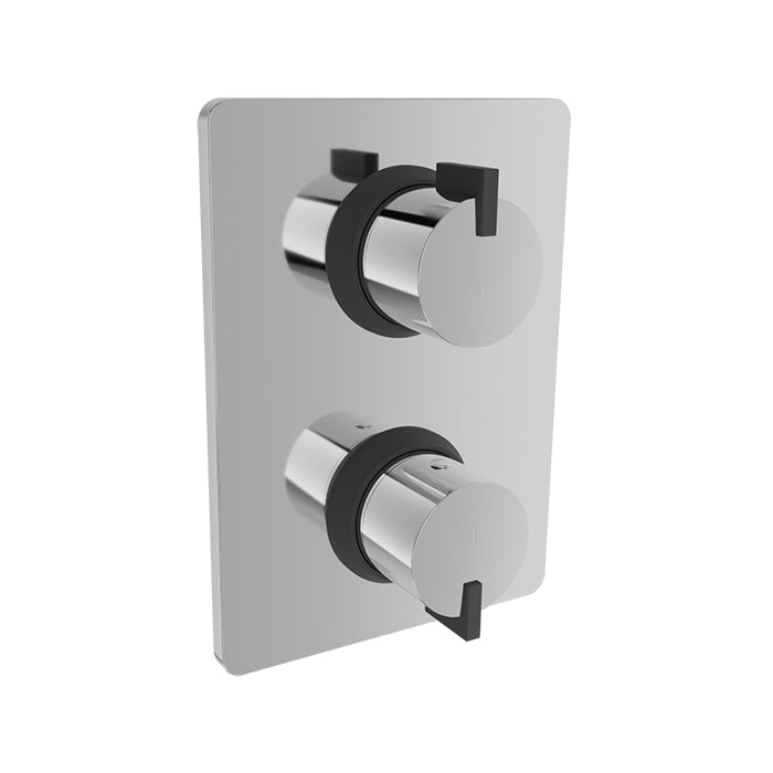Baril - Ma B51 Trim only for thermostatic pressure balanced shower control valve with 2-way diverter