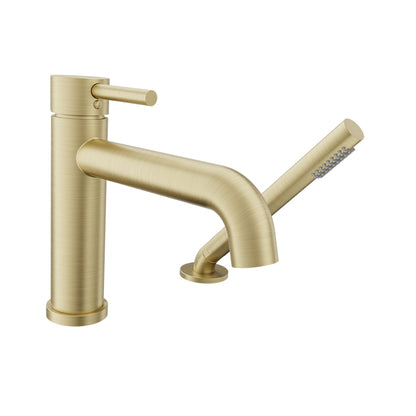 Baril - Zip B66 2-piece deck mount tub filler with hand shower