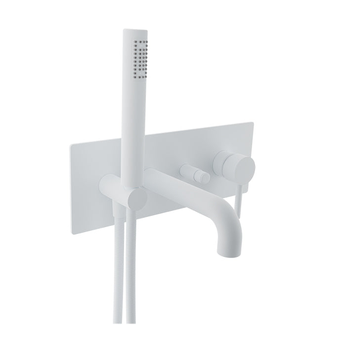 Baril - Zip B66 Trim only for wall-mounted tub faucet with hand shower