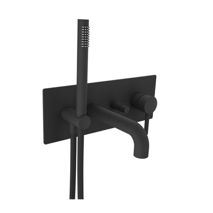 Baril - Zip B66 Trim only for wall-mounted tub faucet with hand shower