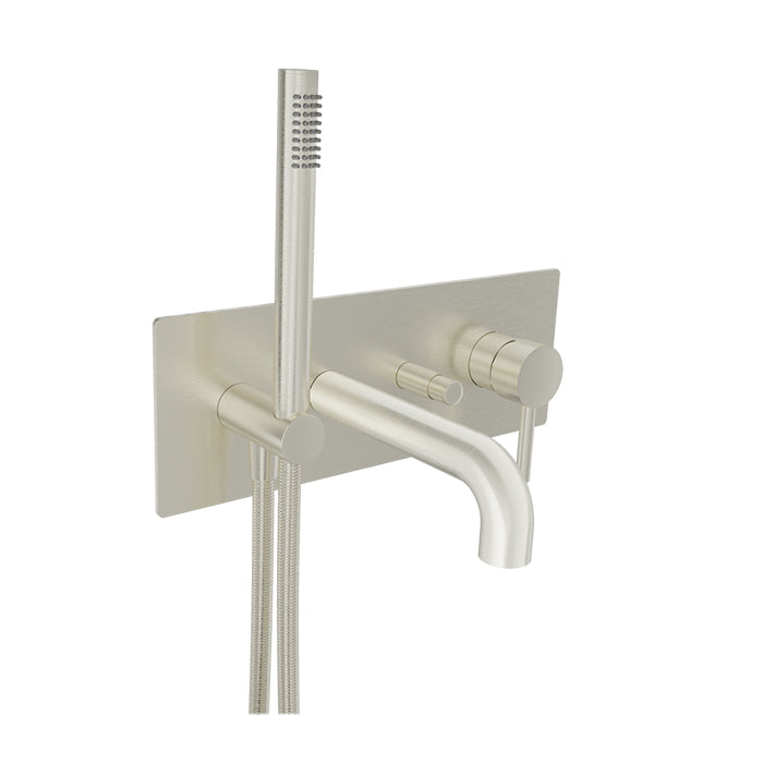 Baril - Zip B66 Trim only for wall-mounted tub faucet with hand shower