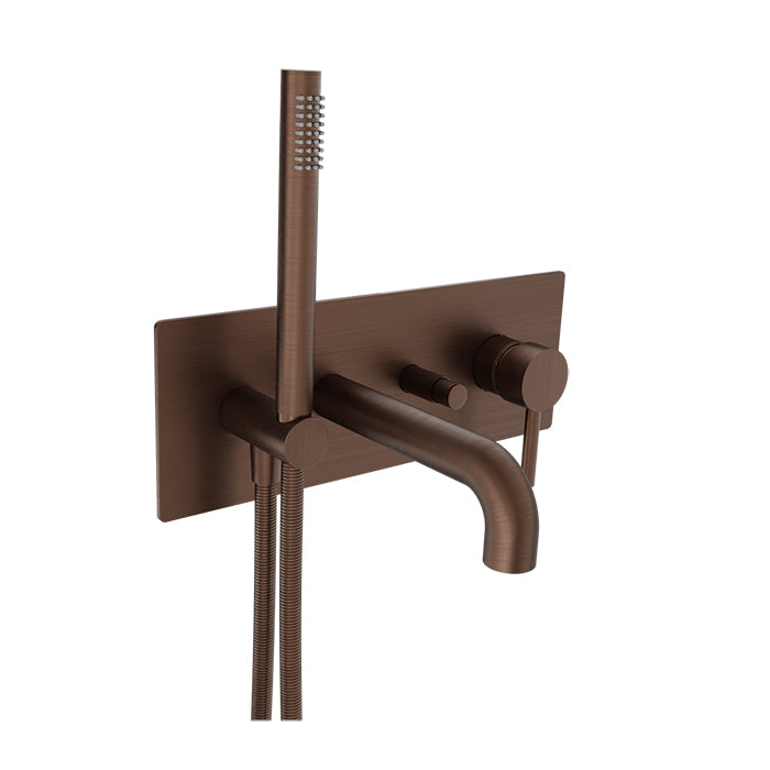 Baril - Zip B66 Trim only for wall-mounted tub faucet with hand shower