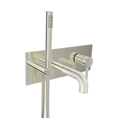 Baril - Zip B66 Trim only for wall-mounted tub faucet with hand shower