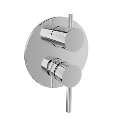 Baril - Zip B66 Trim only for pressure balanced shower control valve with 2-way diverter