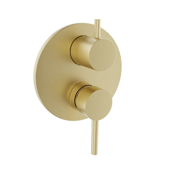 Baril - Zip B66 Complete pressure balanced shower control valve with 2-way diverter