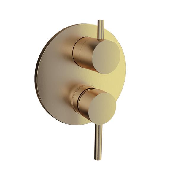 Baril - Zip B66 Complete pressure balanced shower control valve with 2-way diverter