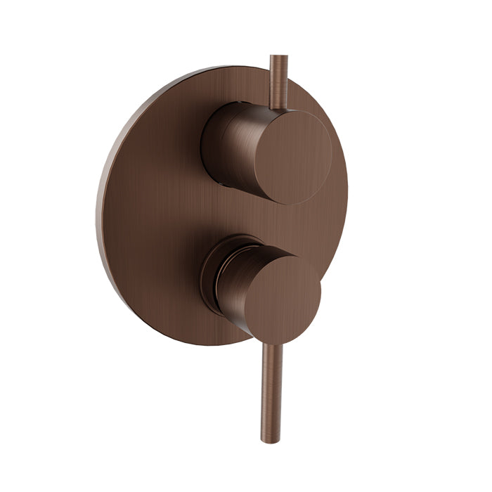Baril - Zip B66 Trim only for pressure balanced shower control valve with 2-way diverter