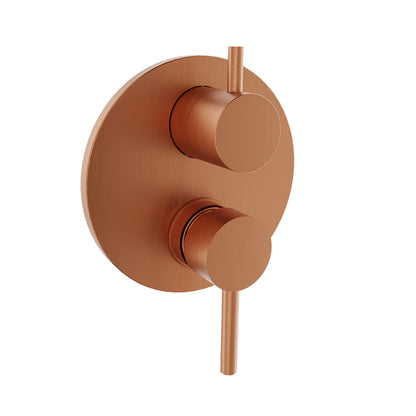 Baril - Zip B66 Complete pressure balanced shower control valve with 2-way diverter