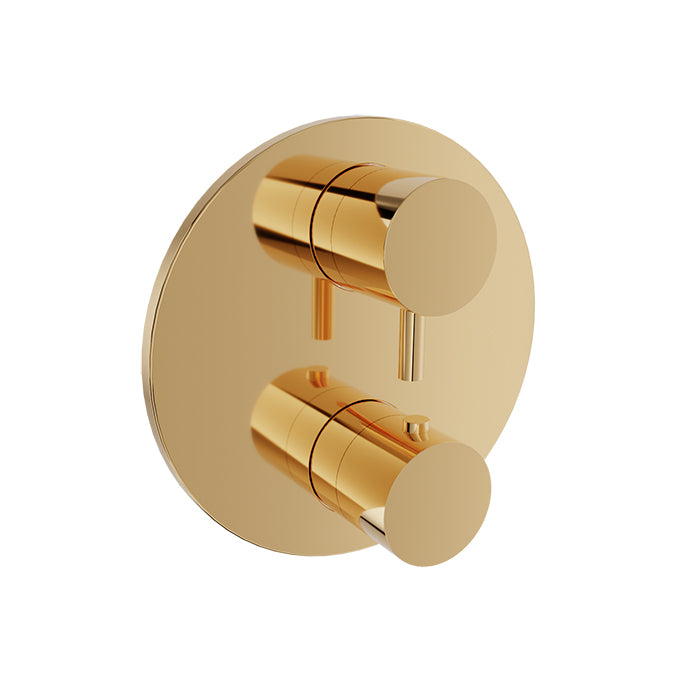 Baril - Zip B66 Trim only for thermostatic pressure balanced shower control valve with 2-way diverter