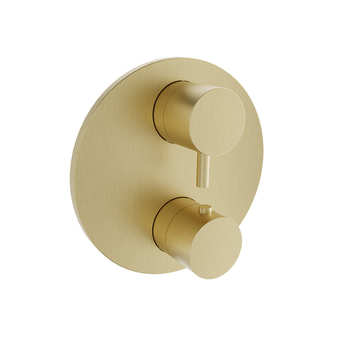 Baril - Zip B66 Trim only for thermostatic pressure balanced shower control valve with 3-way diverter