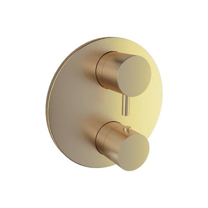 Baril - Zip B66 Complete thermostatic pressure balanced shower control valve with 3-way diverter