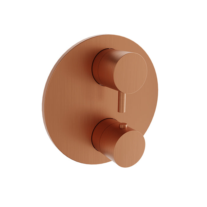Baril - Zip B66 Trim only for thermostatic pressure balanced shower control valve with 3-way diverter