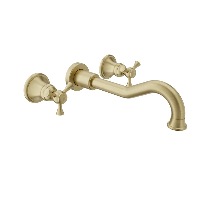 Baril - Eva B71 Trim only for wall-mounted lavatory faucet, drain not included