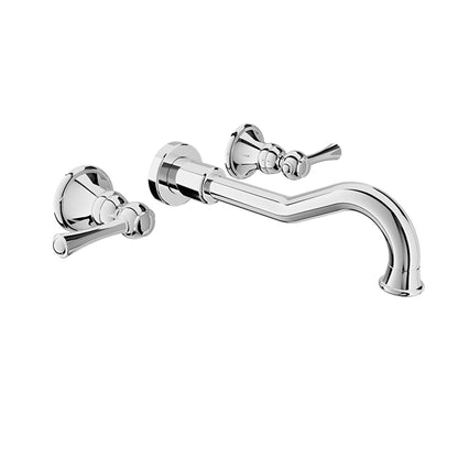 Baril - Tradition B72 Trim only for wall-mounted lavatory faucet, drain not included