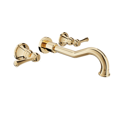 Baril - Tradition B72 Trim only for wall-mounted lavatory faucet, drain not included