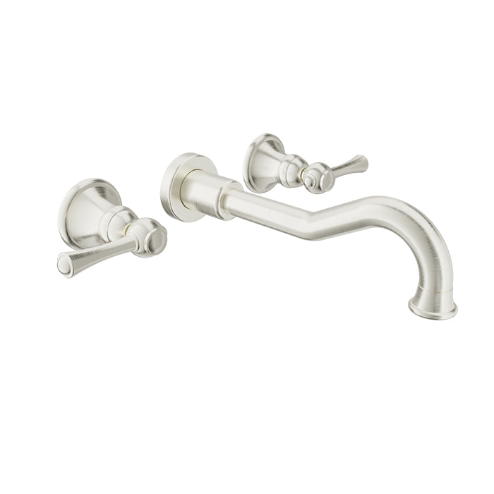 Baril - Tradition B72 Trim only for wall-mounted lavatory faucet, drain not included