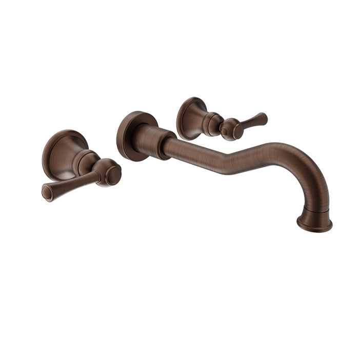 Baril - Tradition B72 Wall-mounted lavatory faucet, drain not included