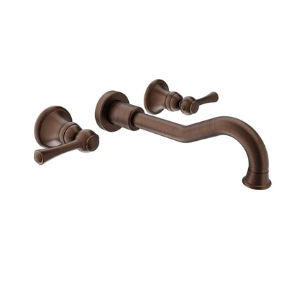 Baril - Tradition B72 Wall-mounted lavatory faucet, drain not included
