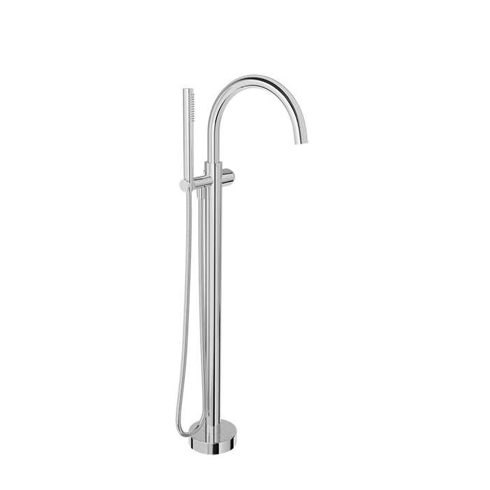 Baril - Air B80 Floor-mounted tub filler with hand shower (without handle)
