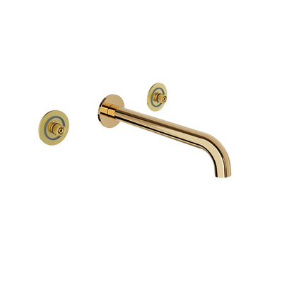 Baril - Air B80 Wall-mounted 8 Inch c/c lavatory faucet, drain not included (without handle)