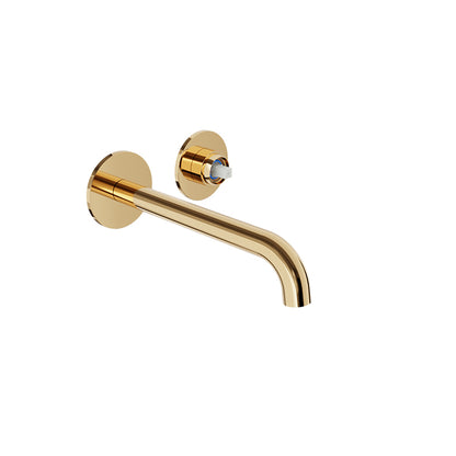 Baril - Air B80 Trim only for single lever wall-mounted lavatory faucet (without handle), drain not included