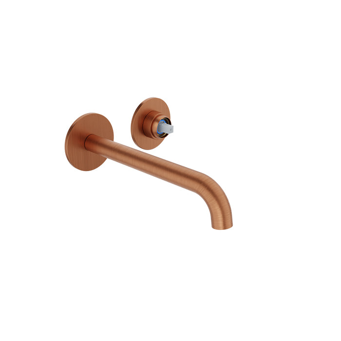 Baril - Air B80 Trim only for single lever wall-mounted lavatory faucet (without handle), drain not included