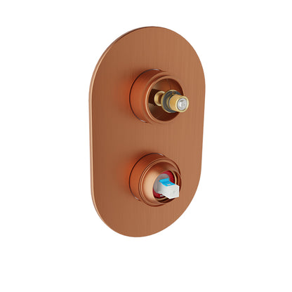 Baril - Air B80 Trim only for pressure balanced shower control valve with 2-way diverter (without handle)