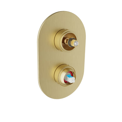Baril - Air B80 Pressure balanced shower control valve with 3-way diverter without handle